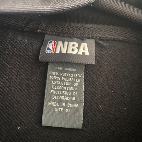 Miami Heat NBA Track Jacket Black/Red Full Zip Size XL‎ - Picture 3 of 10